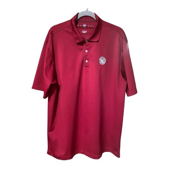 Nike Golf Fit Dry Spencer T Olin Golf Course Polo Shirt Gold Men’s Size Large - Picture 1 of 5